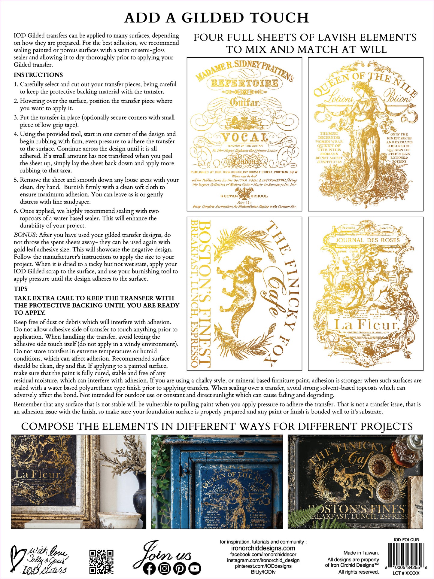 IOD FOIL TRANSFER CURATED SIGNAGE