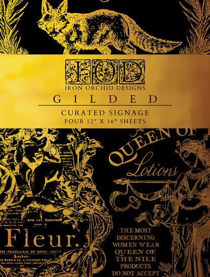 IOD FOIL TRANSFER CURATED SIGNAGE