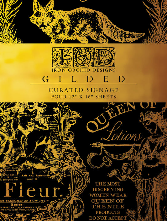 IOD FOIL TRANSFER CURATED SIGNAGE