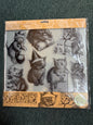 IOD STAMP CHRISTMAS KITTIES