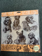 IOD STAMP CHRISTMAS PUPPIES